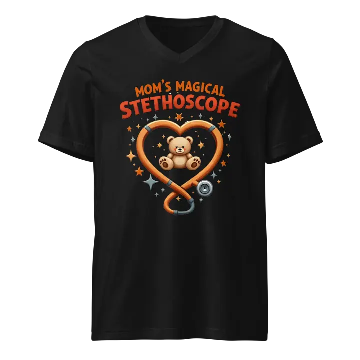 Mom's Magical Stethoscope Heart T-Shirt product image (1)
