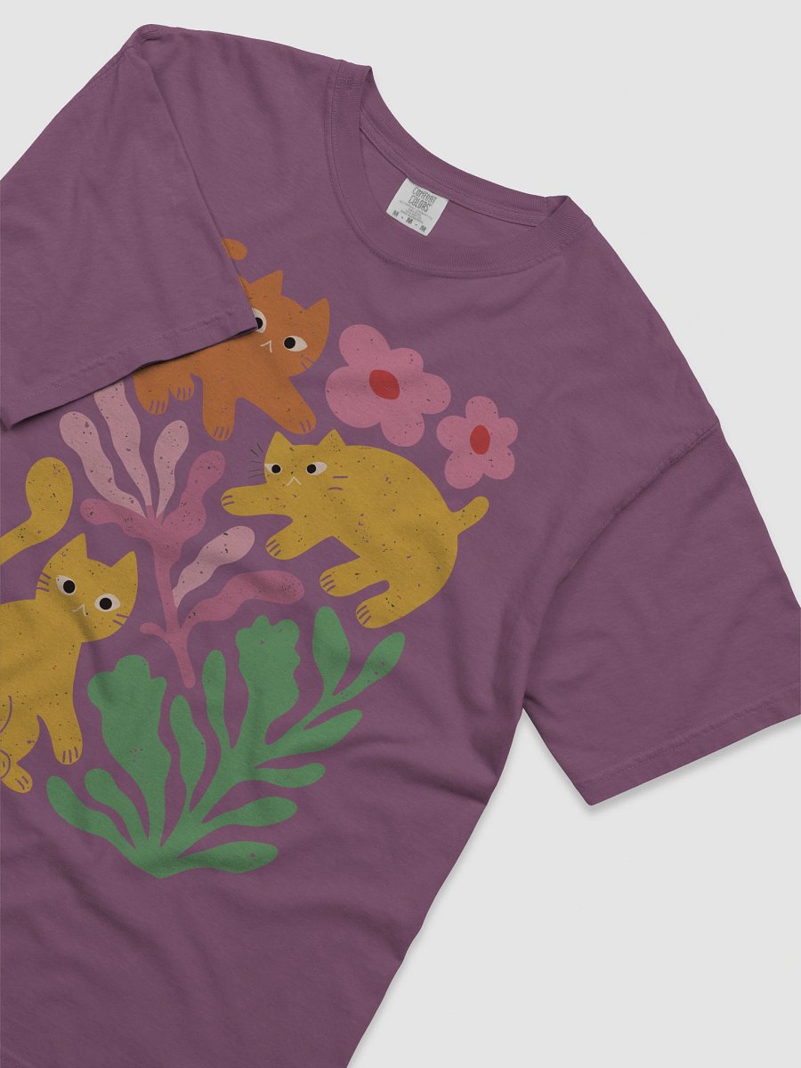 Whimsical Feline Trio T-Shirt product image (1)