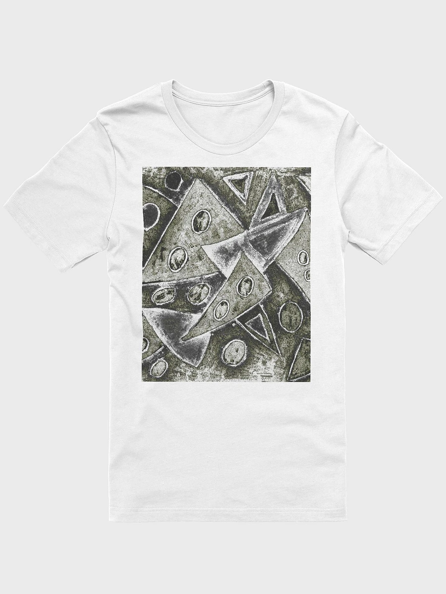 Abstract Monochrome Triangles Unisex T Shirt product image (6)