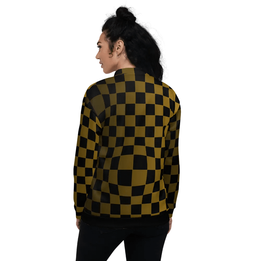 Kaleidoscope Illusion All-Over Bomber Jacket_Gold product image (6)