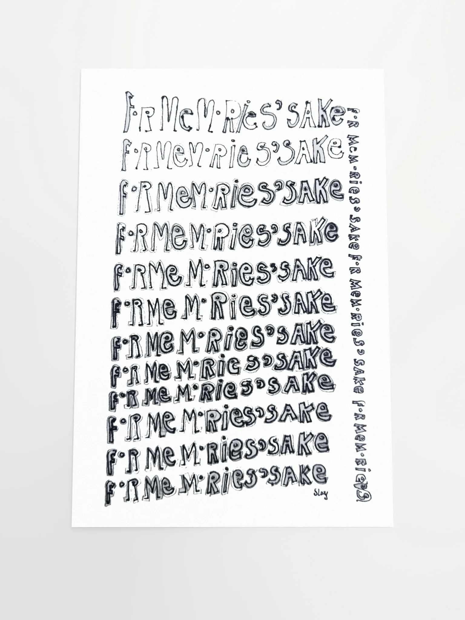 For Memories' Sake Print product image (2)