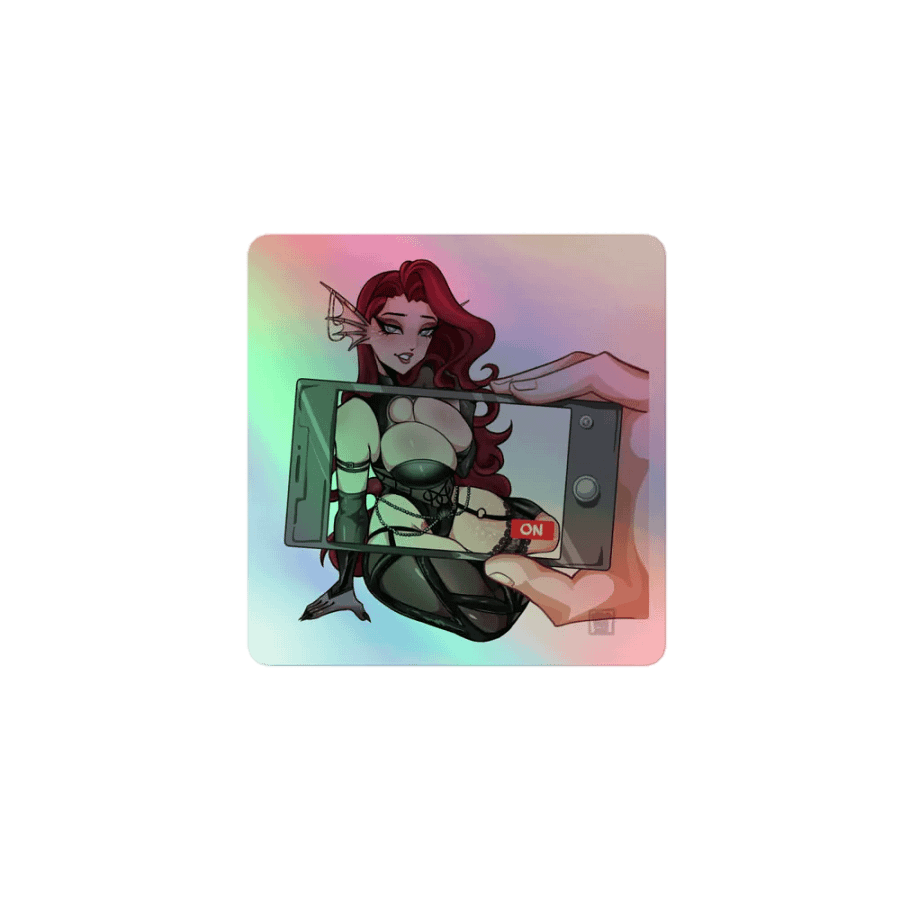 Deadly Pinup Camera Holo Sticker product image (1)