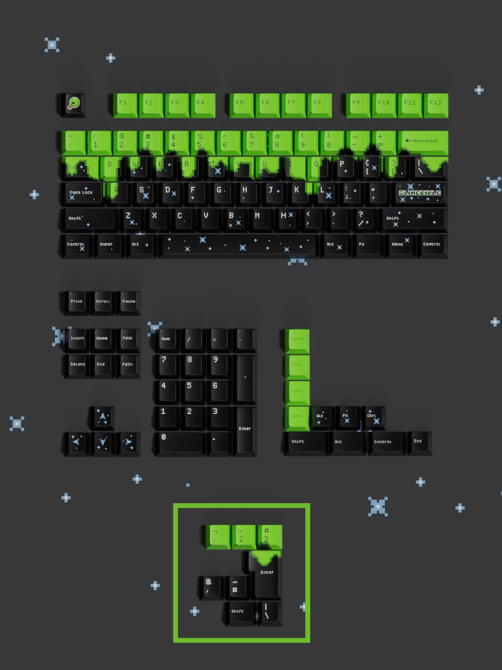 Slimy Keycap Set product image (2)