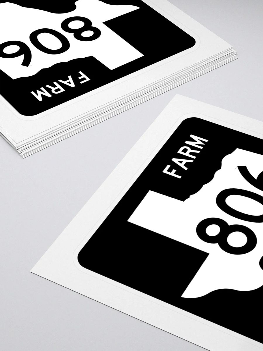 Texas Farm Road Sign FM 806 Sticker product image (4)