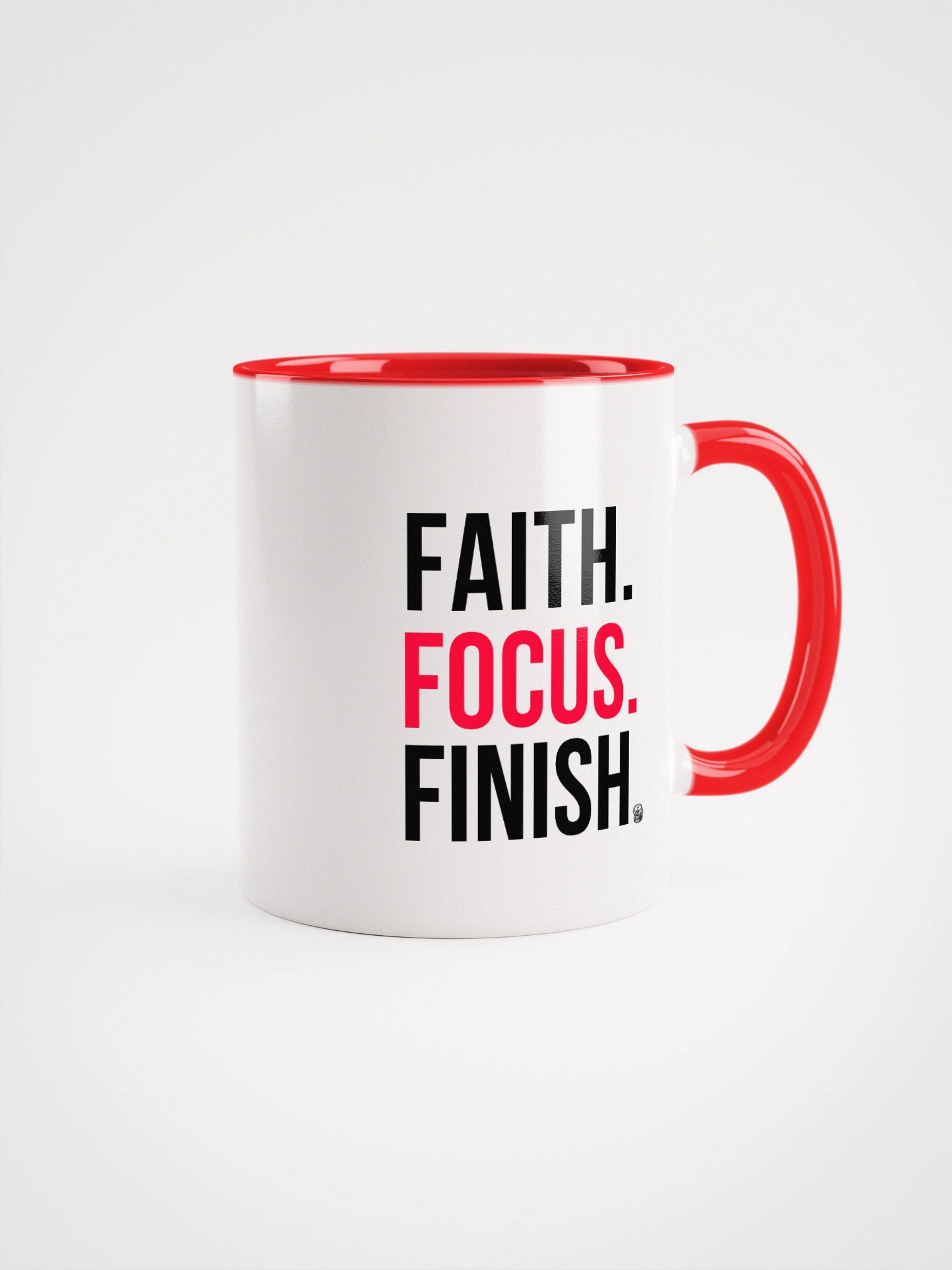 Faith. Focus. Finish. Motivational Mug product image (1)