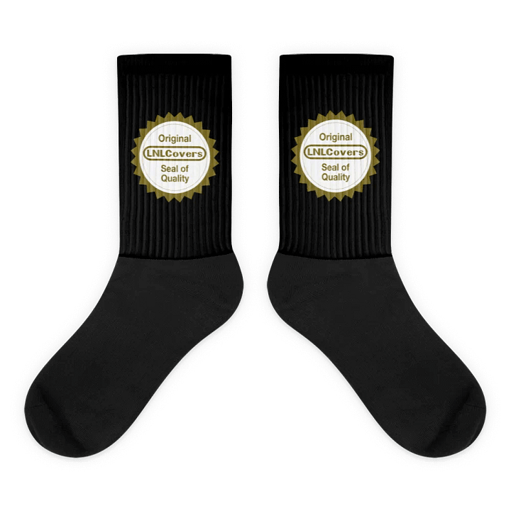 LNLCovers Seal of Quality - Black Socks product image (1)