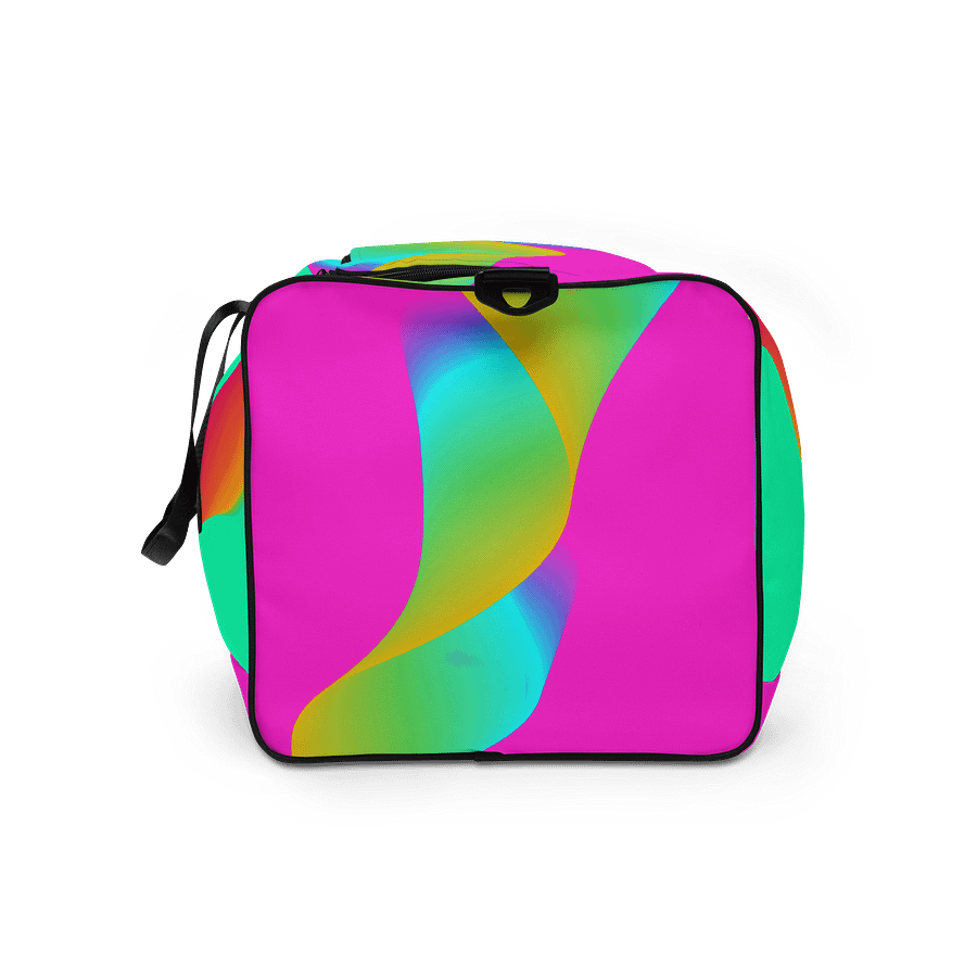 Vibrant Ribbon Waves All-Over Duffle Bag product image (5)