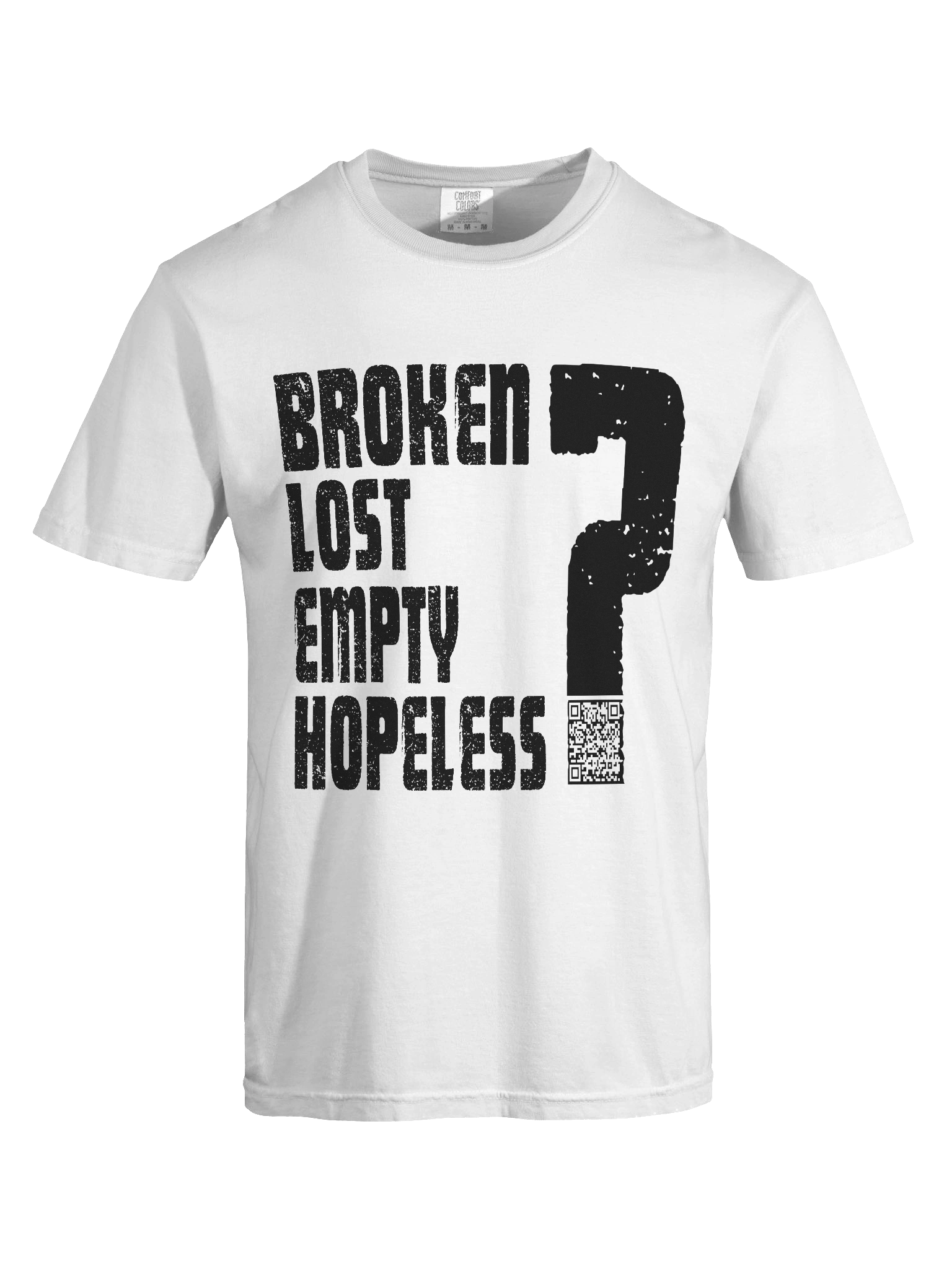 QR Code Heavy Tee (Black Text) product image (69)