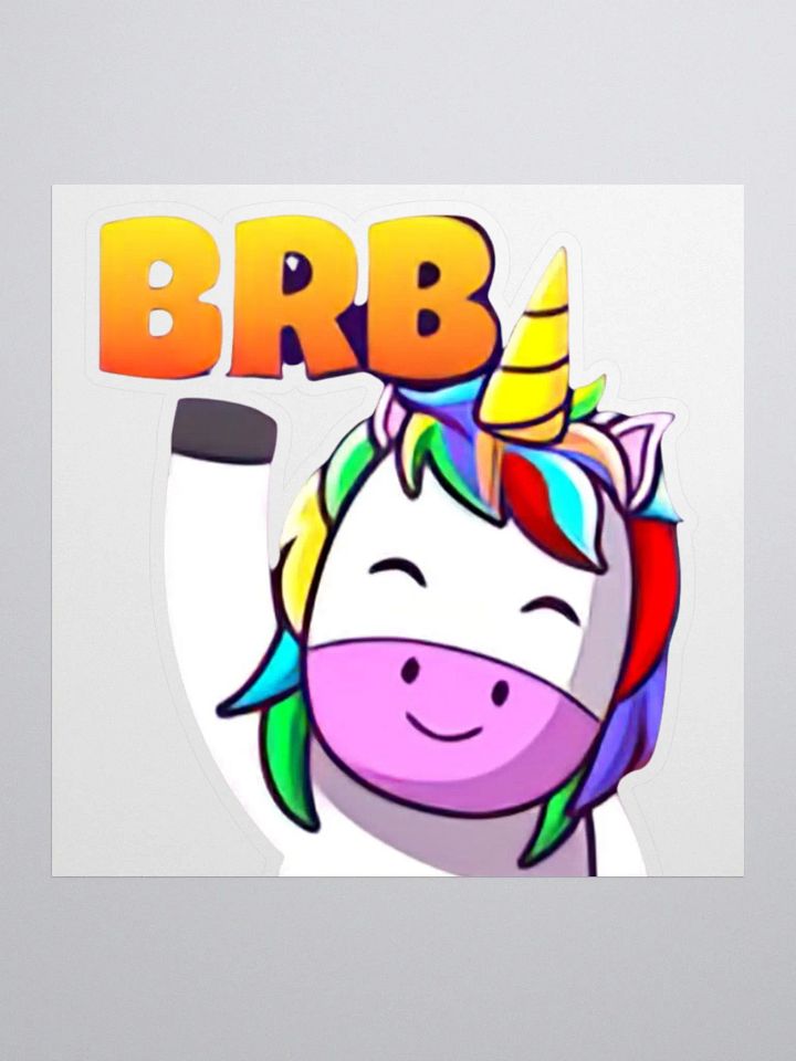 36. BRB Sticker product image (1)