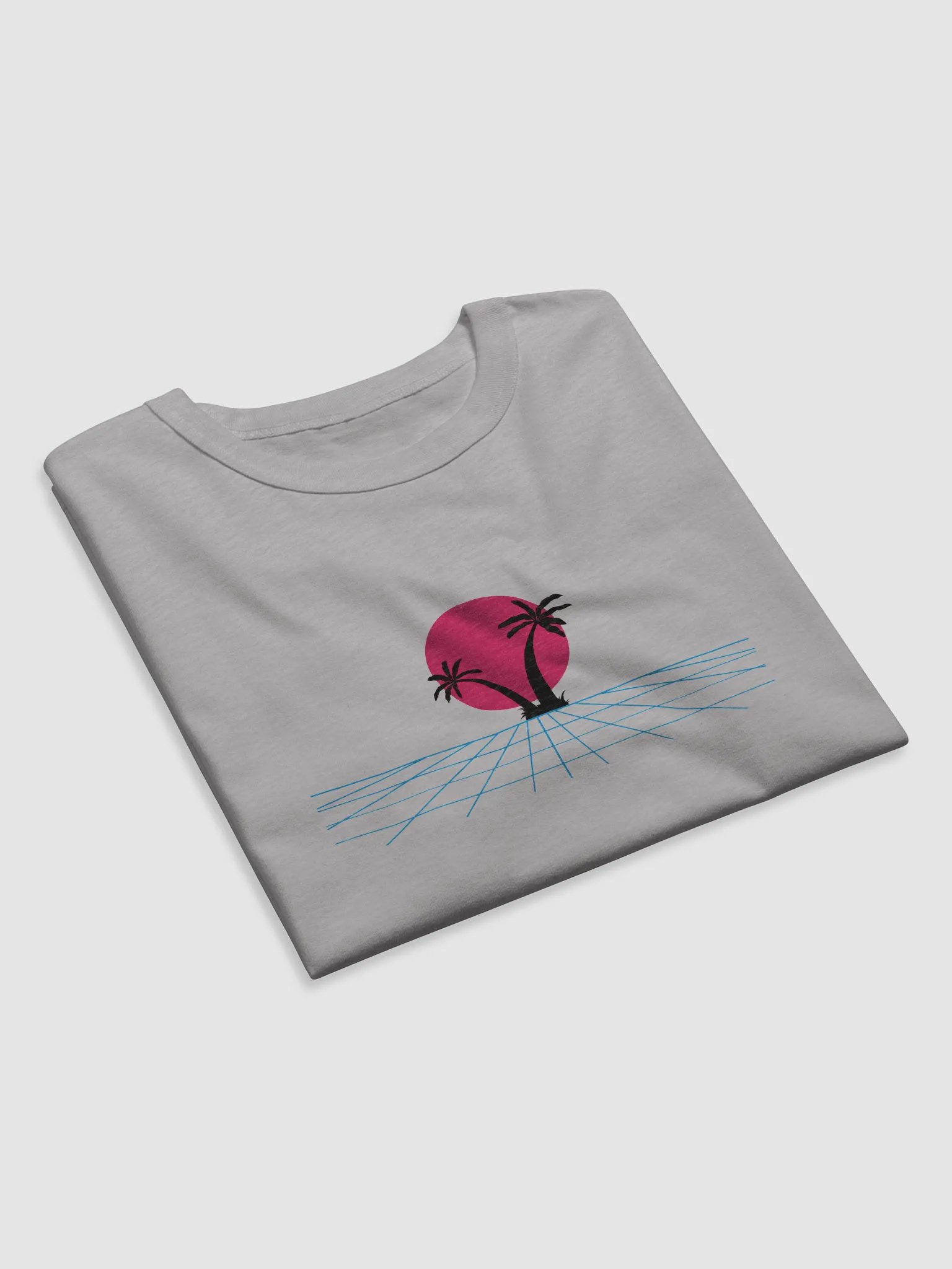 Retro Sunset Grid Relaxed-Fit Tee product image (5)