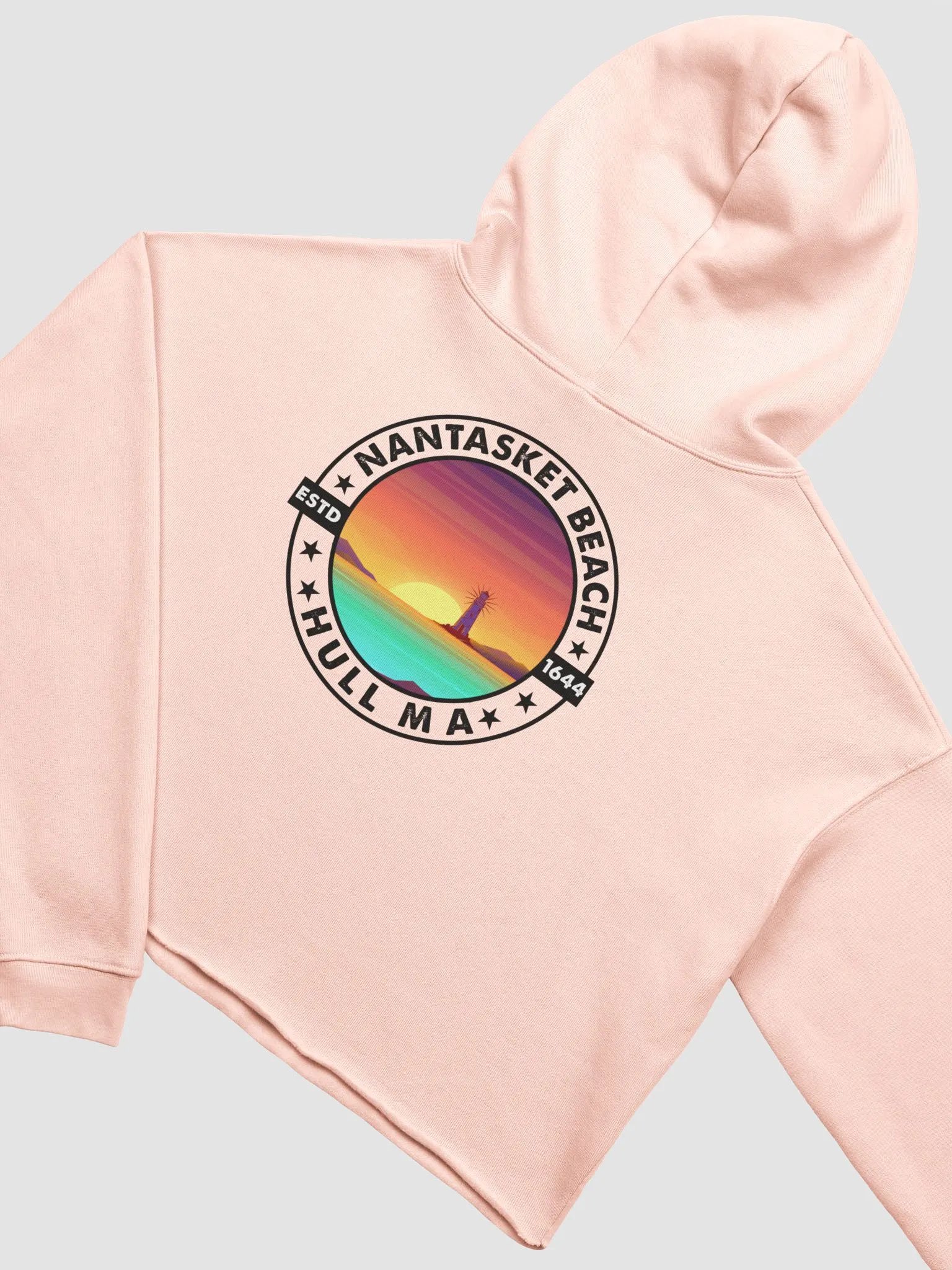 Life's a Peach - Nantasket Beach Crop Hoodie product image (2)