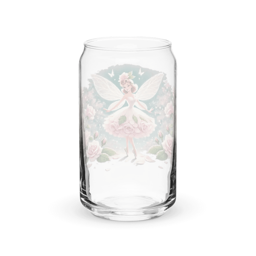 Pink Rose Fairy Can-Shaped Glass product image (38)