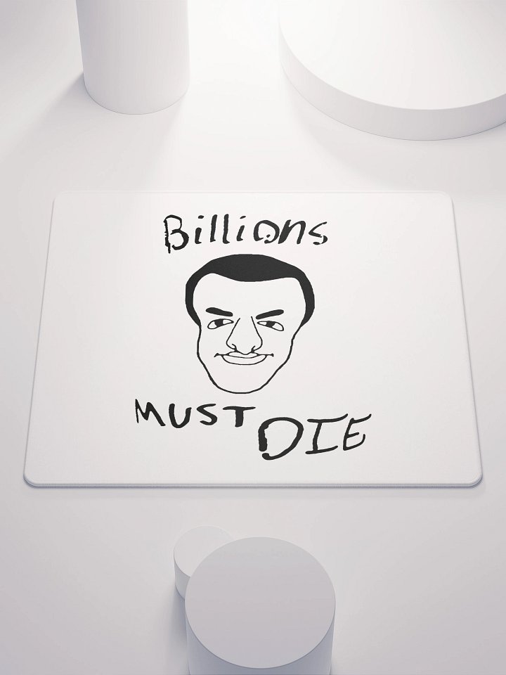 Billions Must Die Gaming Mouse Pad product image (1)