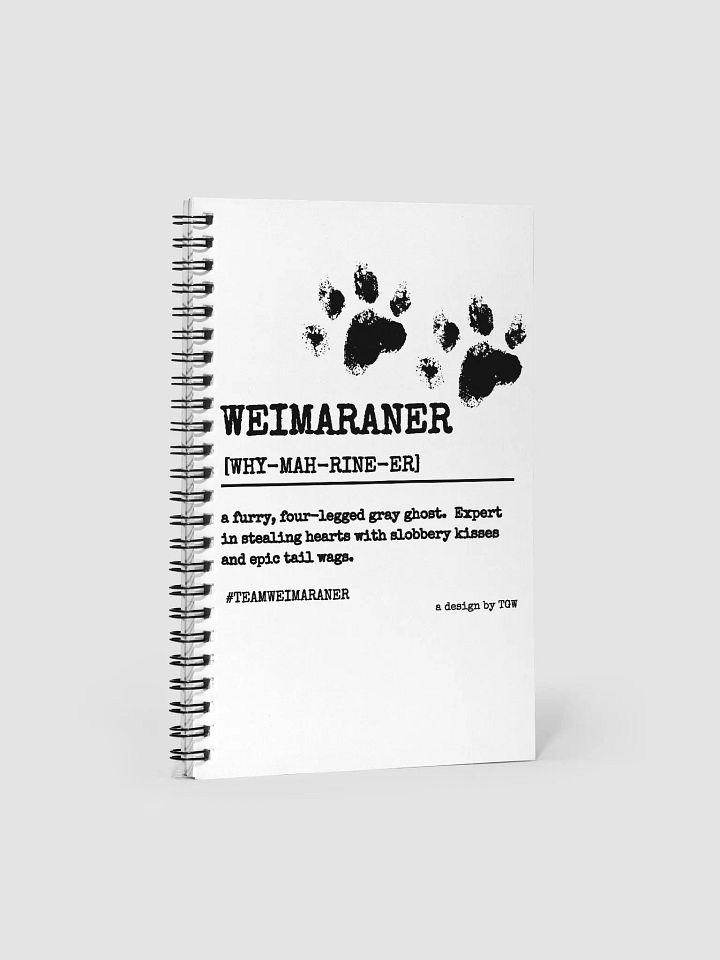 Definition of Weimaraner - Spiral Notebook product image (2)