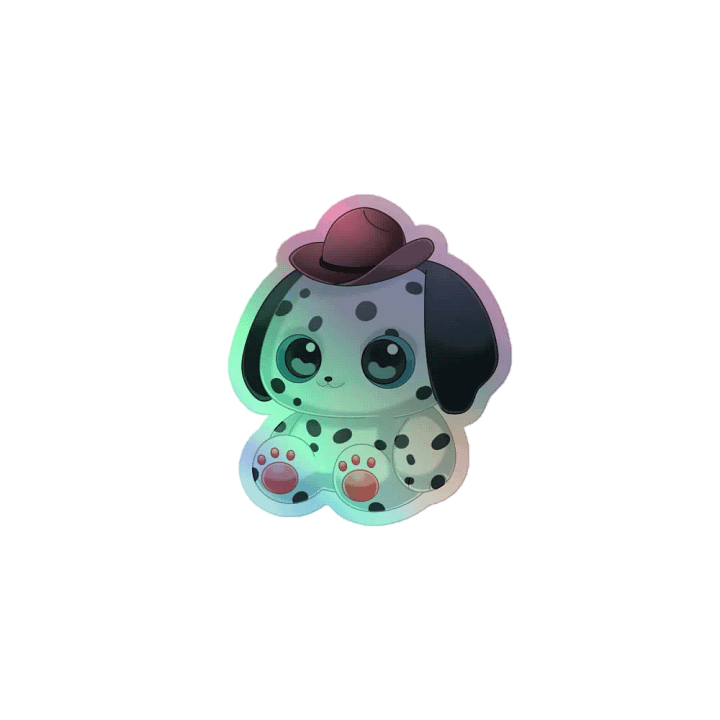 Dash the Dalmation Holographic Sticker product image (1)