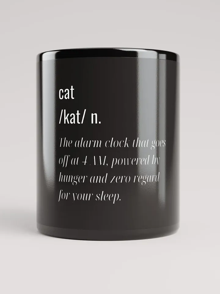 Fun Definition Of a Cat Mug | The Alarm clock one product image (1)