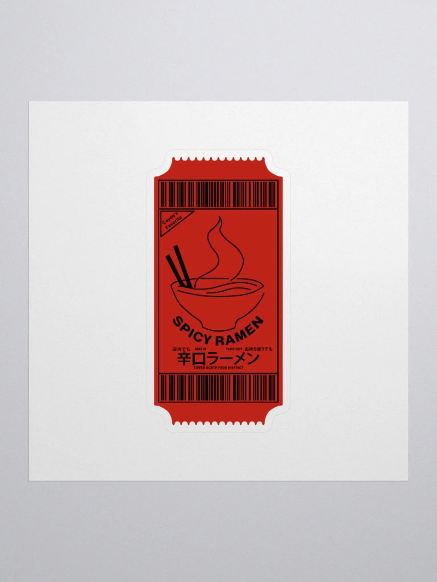 Cayde's Spicy Ramen Ticket product image (2)