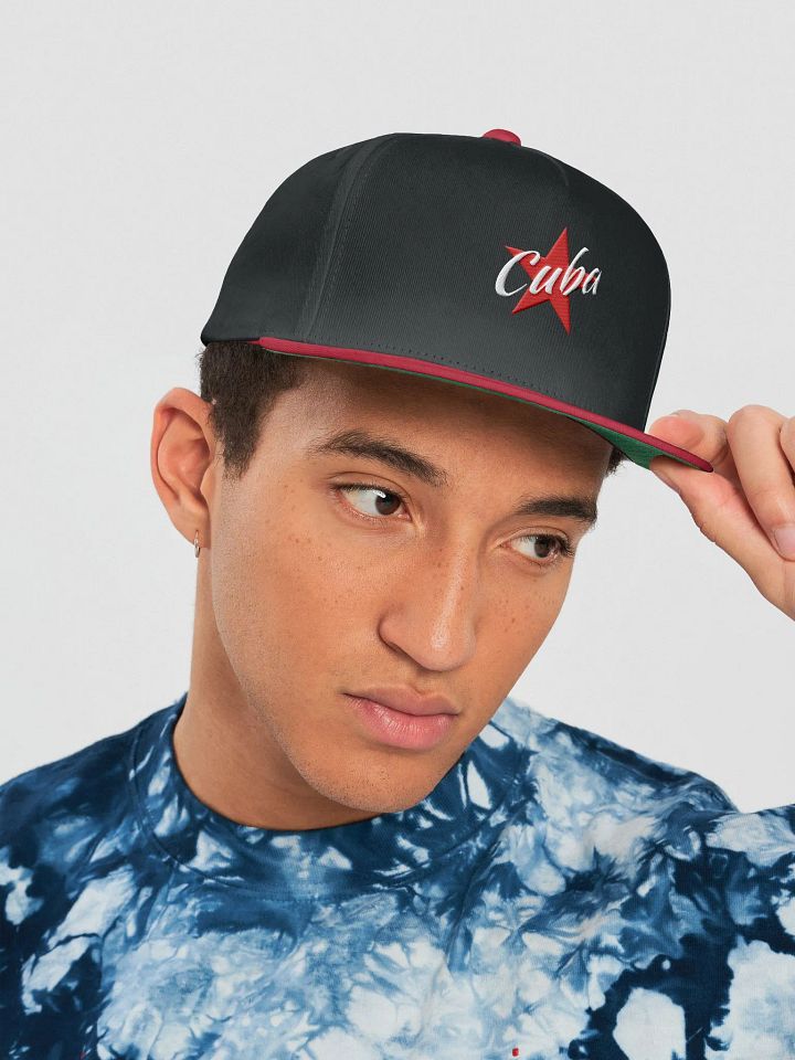 Cuba Cotton Twill Flat Bill Cap product image (2)