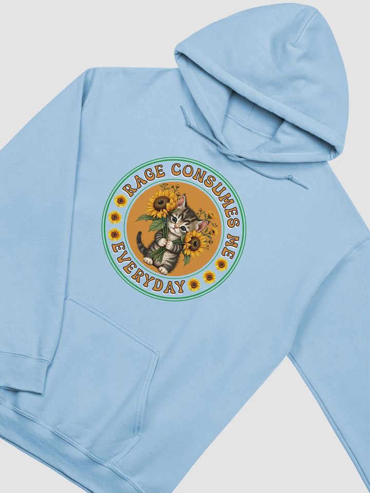 Rage Consumes Me Everyday Cat Sunflowers Hoodie product image (26)
