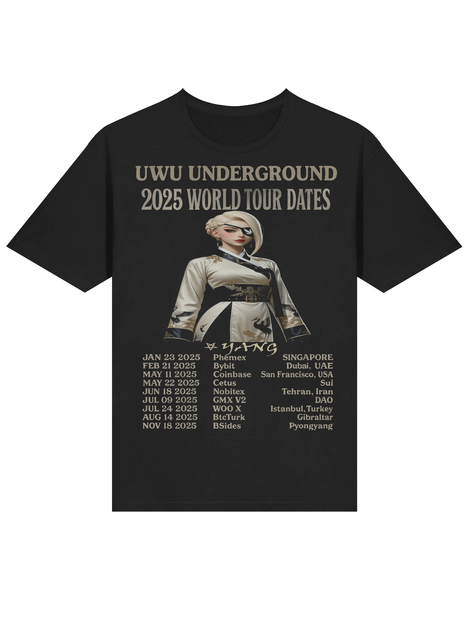 UwU World Tour - Yang - Ltd Edition - 2025 - Tour Shirt Soft product image (3)