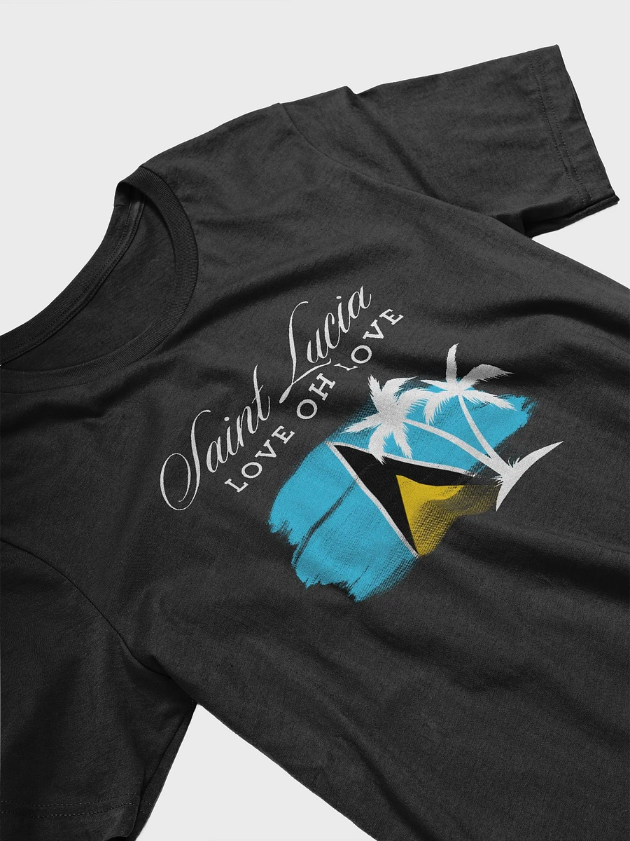 Saint Lucia Love Graphic T-Shirt product image (3)