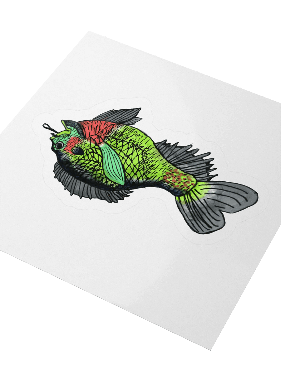 Ollie's Vibrant Pond Fish Stickers product image (9)
