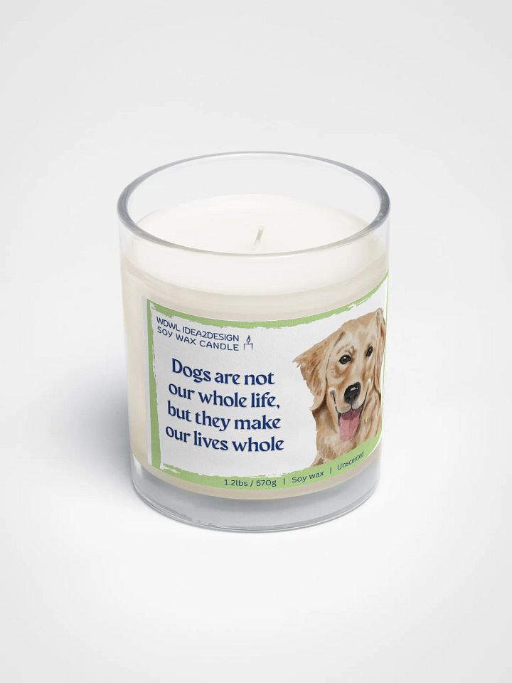 Golden Retriever Dog Lover Best Gift, Large Capacity, Great Value & Eco-Friendly Candle – 1.2 lbs of Pure Serenity product image (2)
