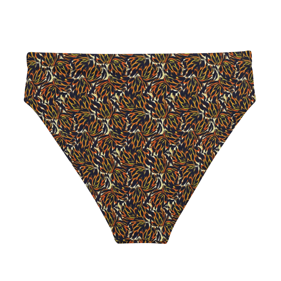 Tiger Flower | Recycled High Waisted Bikini Bottom product image (6)