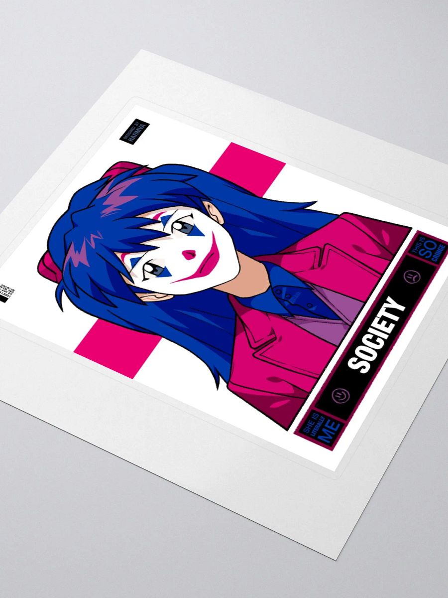 Woker Bi SOCIETY Sticker with Background product image (7)