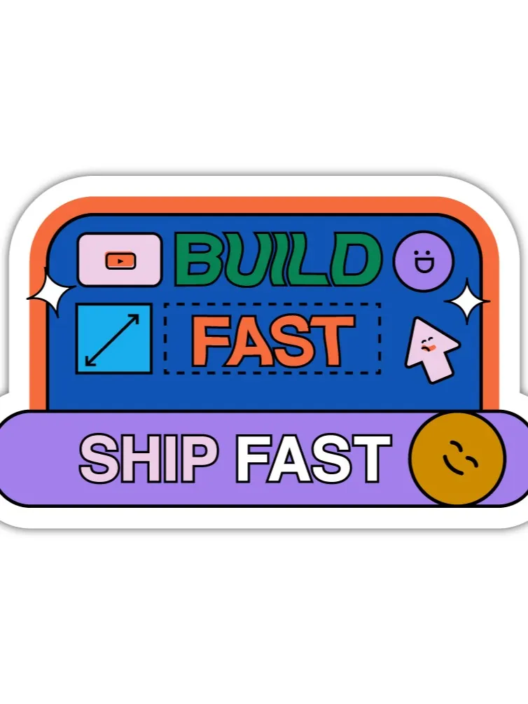 Builder.io - Build Fast Ship Fast Sticker product image (1)