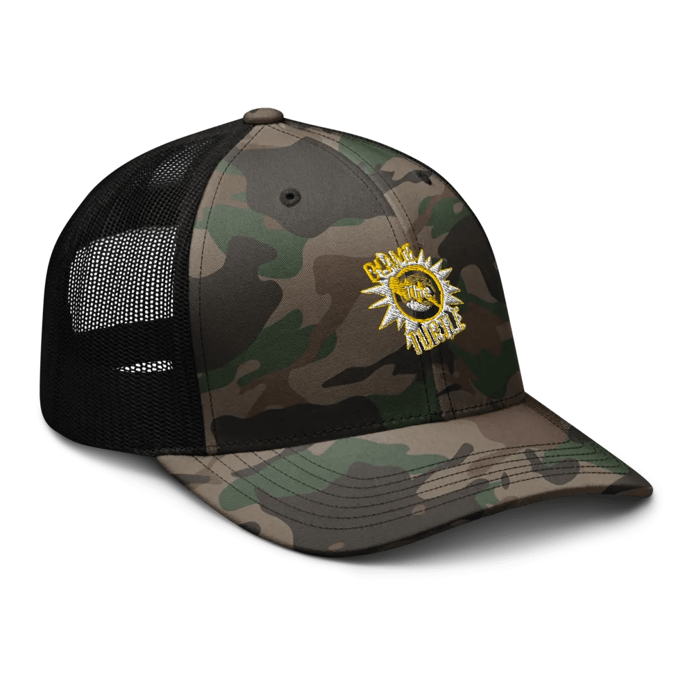 Blame The Turtle! Camo Trucker Hat product image (8)