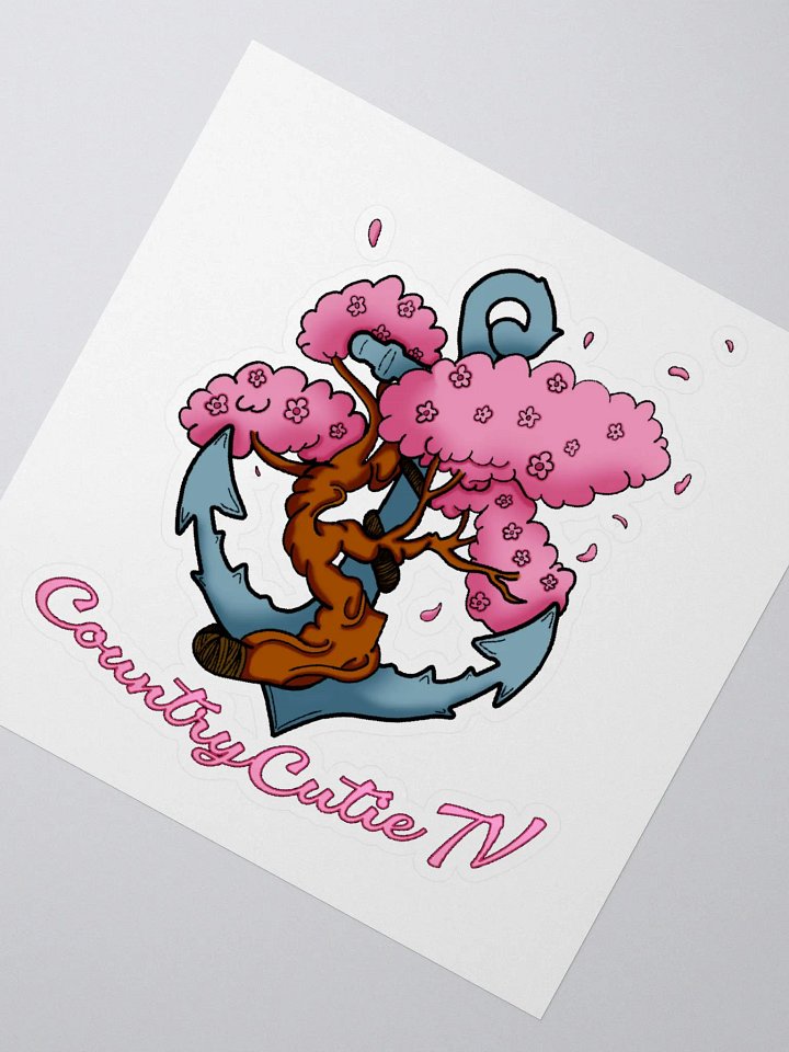 Blossomed Anchor Sticker product image (2)