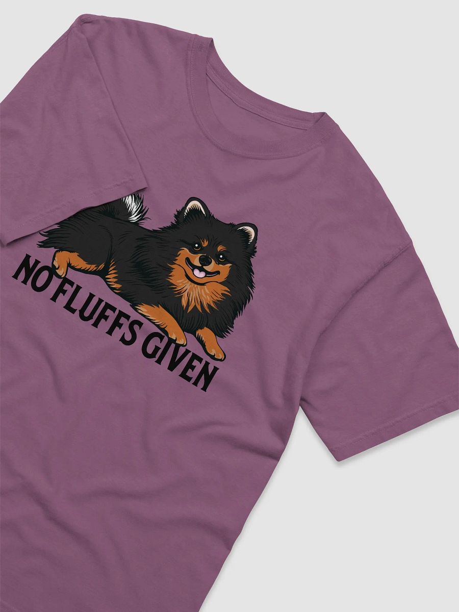 No Fluffs Given T-Shirt of a Pomeranian (Tricolor) | Funny T-Shirt for Pomeranian Paw-rents product image (11)