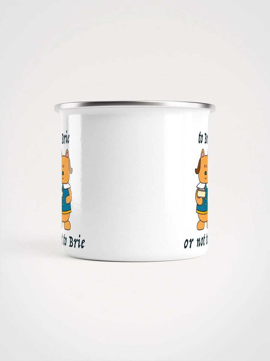 To Brie or Not to Brie Enamel Mug product image (2)