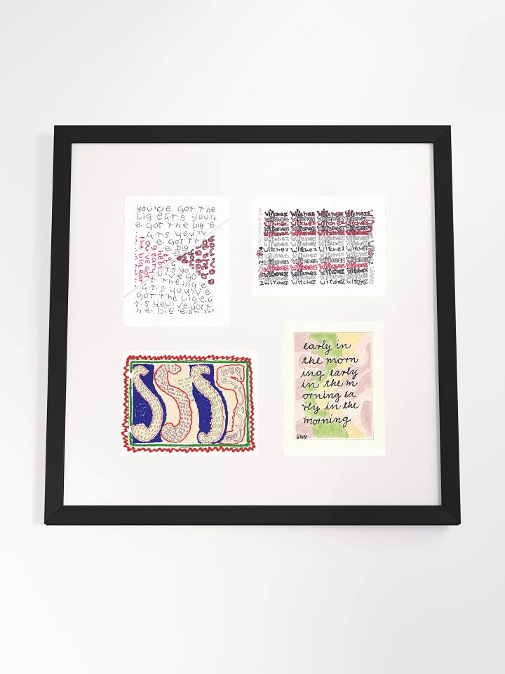 Build Your Own Four Panel Card Art (mixed orientations) Framed product image (8)