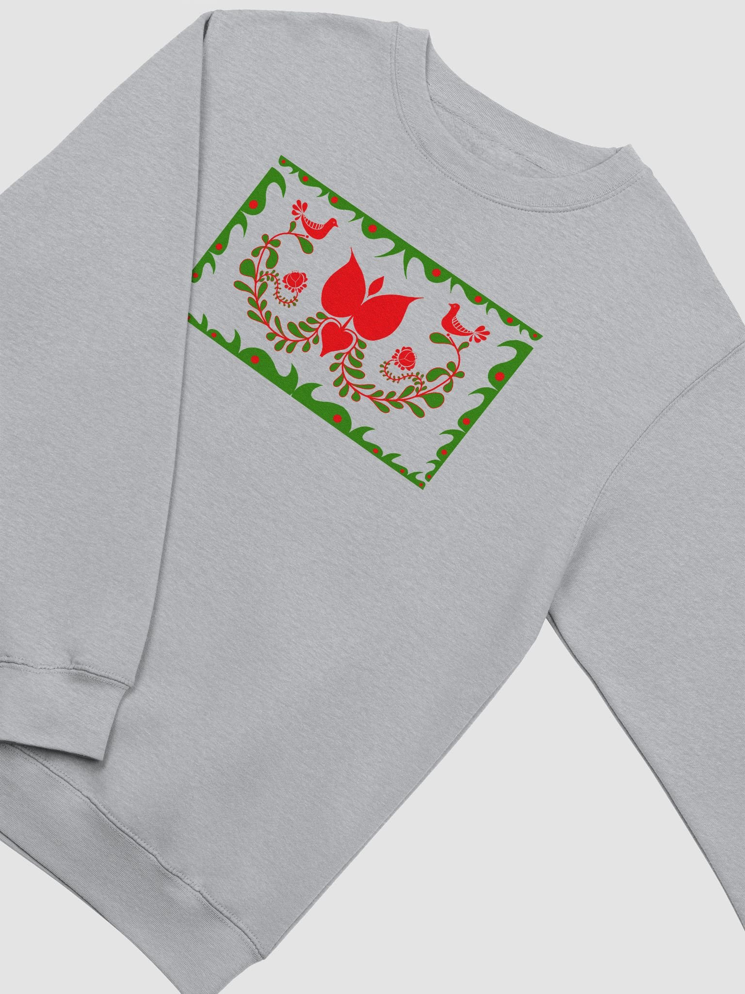 Hungarian Folk Art Silver Sweatshirt product image (3)