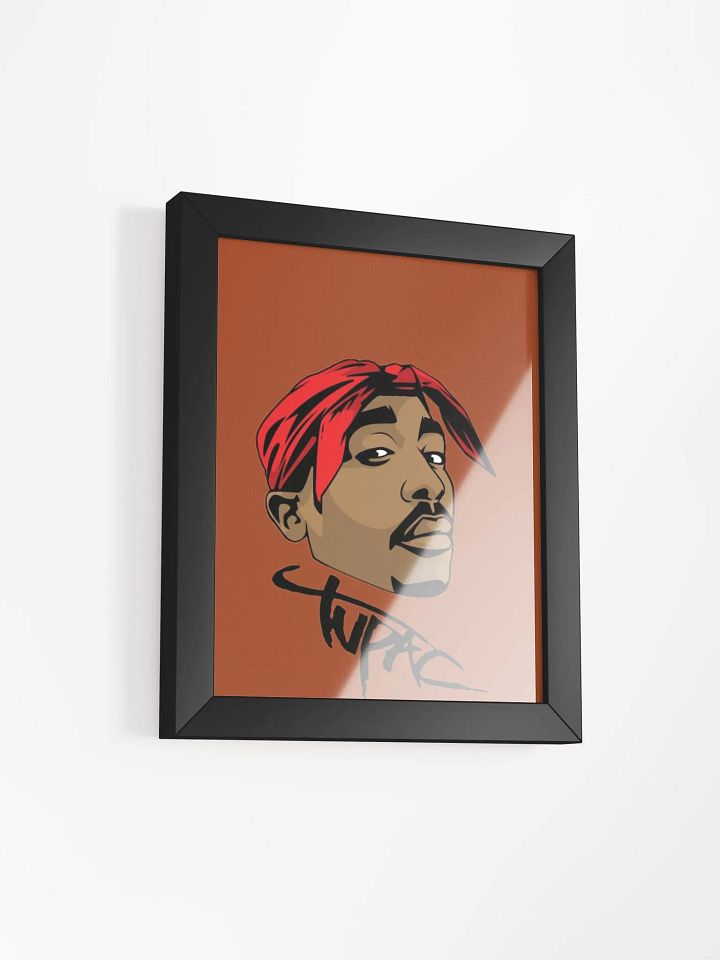 TUPAC Stylized Matte Poster product image (3)