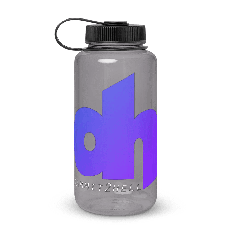 d2h Logo Wide Mouth Plastic Water Bottle (32oz) product image (1)