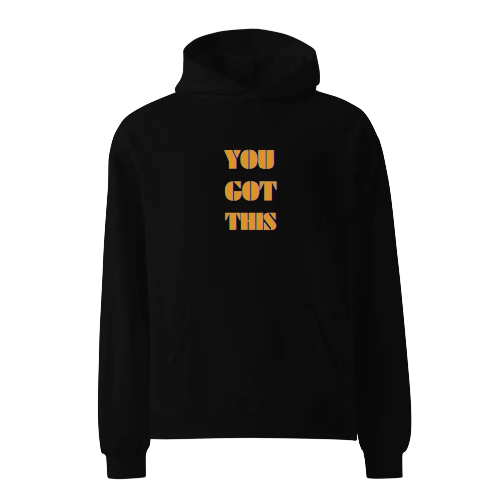 Vibrant Motivation Oversized Hoodie product image (1)
