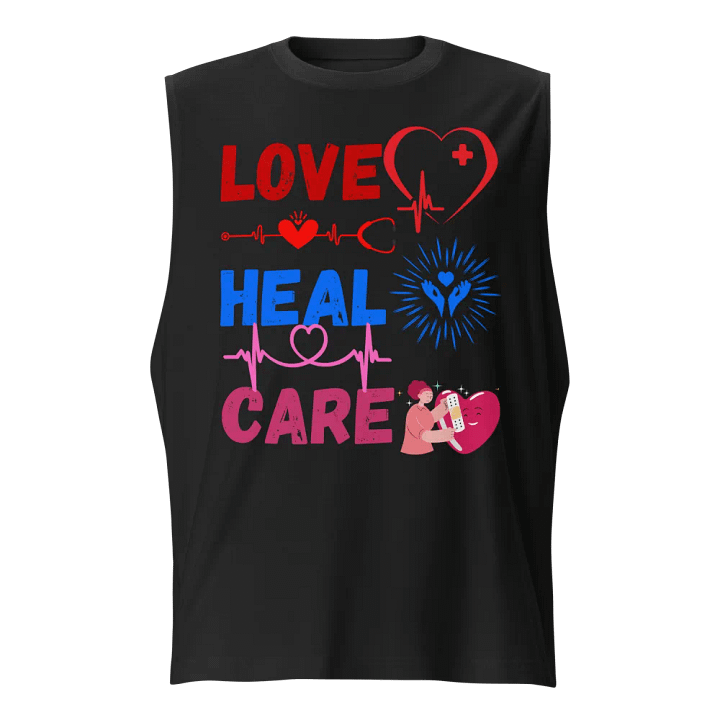 Love, Heal, Care Muscle Tank product image (1)