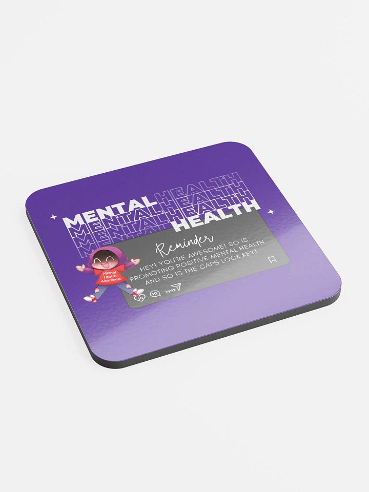 Mental Health Awareness Coaster product image (2)