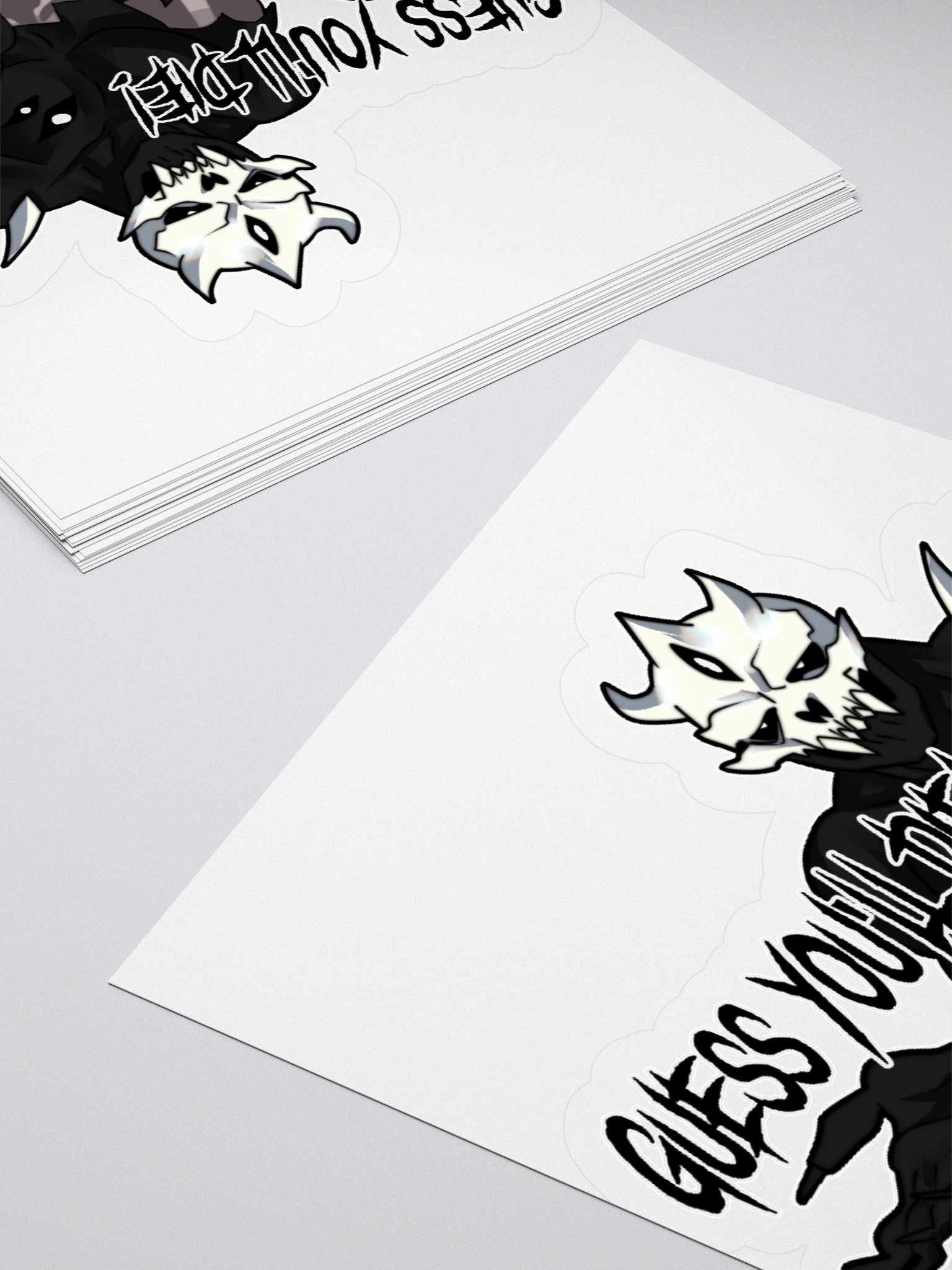 Guess you'll die - sticker product image (12)