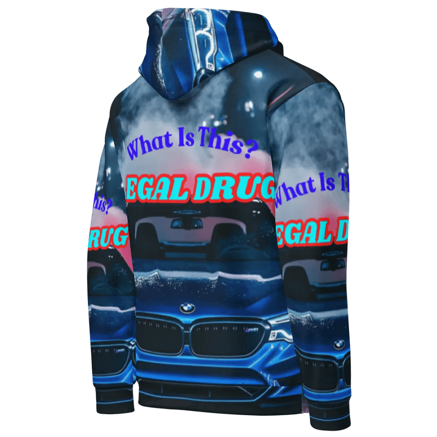 Mad For Mystic Beamer Ride "Legal Drug" All-Over Printed Unisex Hoodie product image (7)