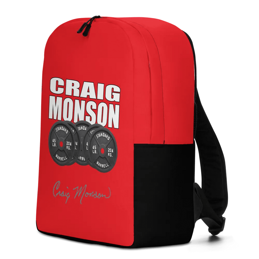 Craig Monson Barbell Signature Series Backpack (Red) product image (3)