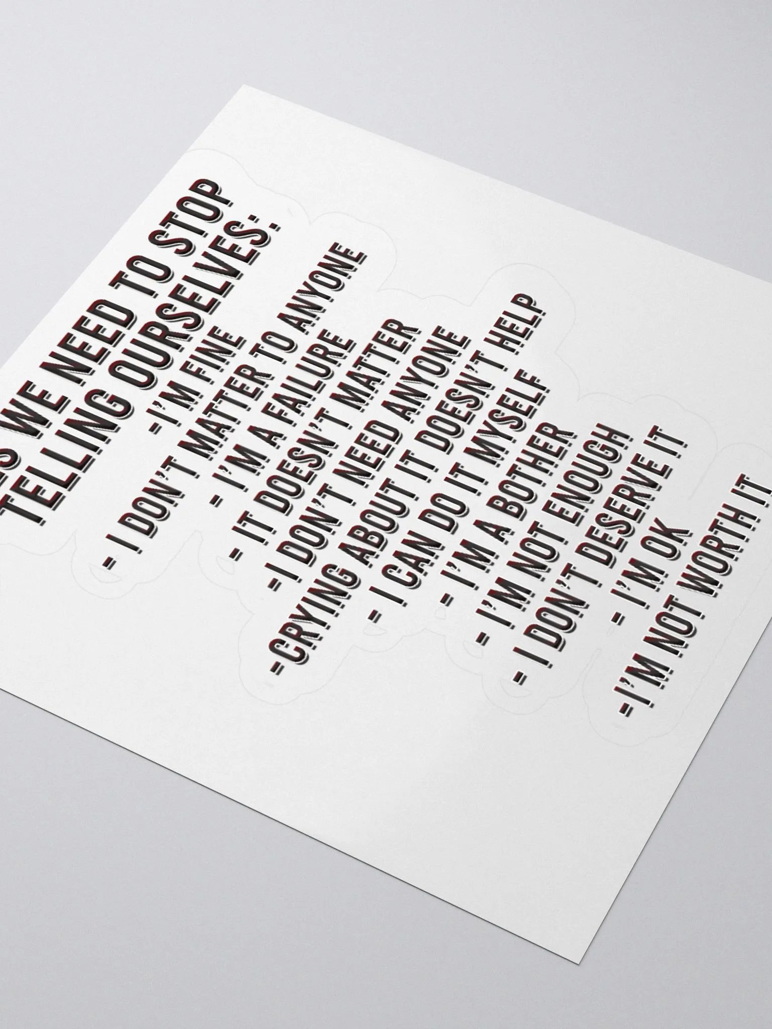 Positivity Lies - Sticker product image (10)