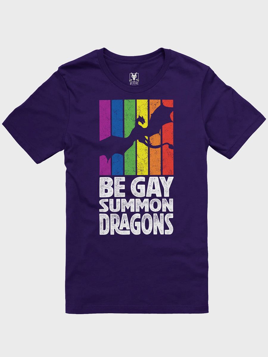 Be Gay. Summon Dragons Pride Supersoft T-Shirt product image (2)