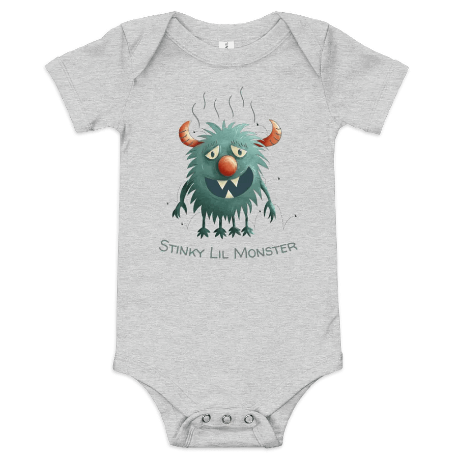 Stinky Lil Monster Onesie product image (1)