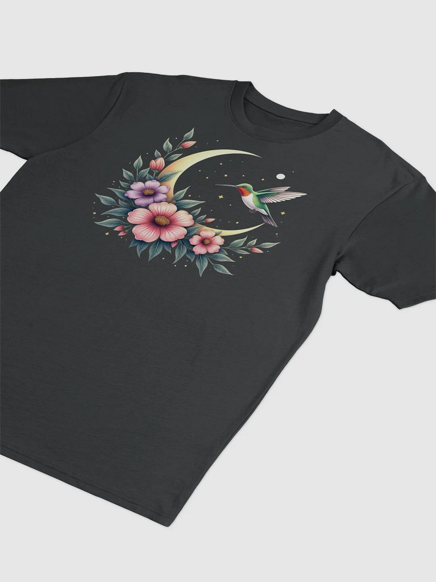 Celestial Hummingbird with Moon and Floral Bloom Design product image (3)
