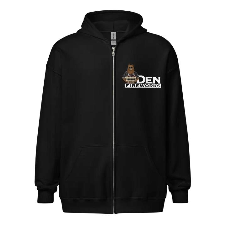 Black Zip up hoodie product image (1)