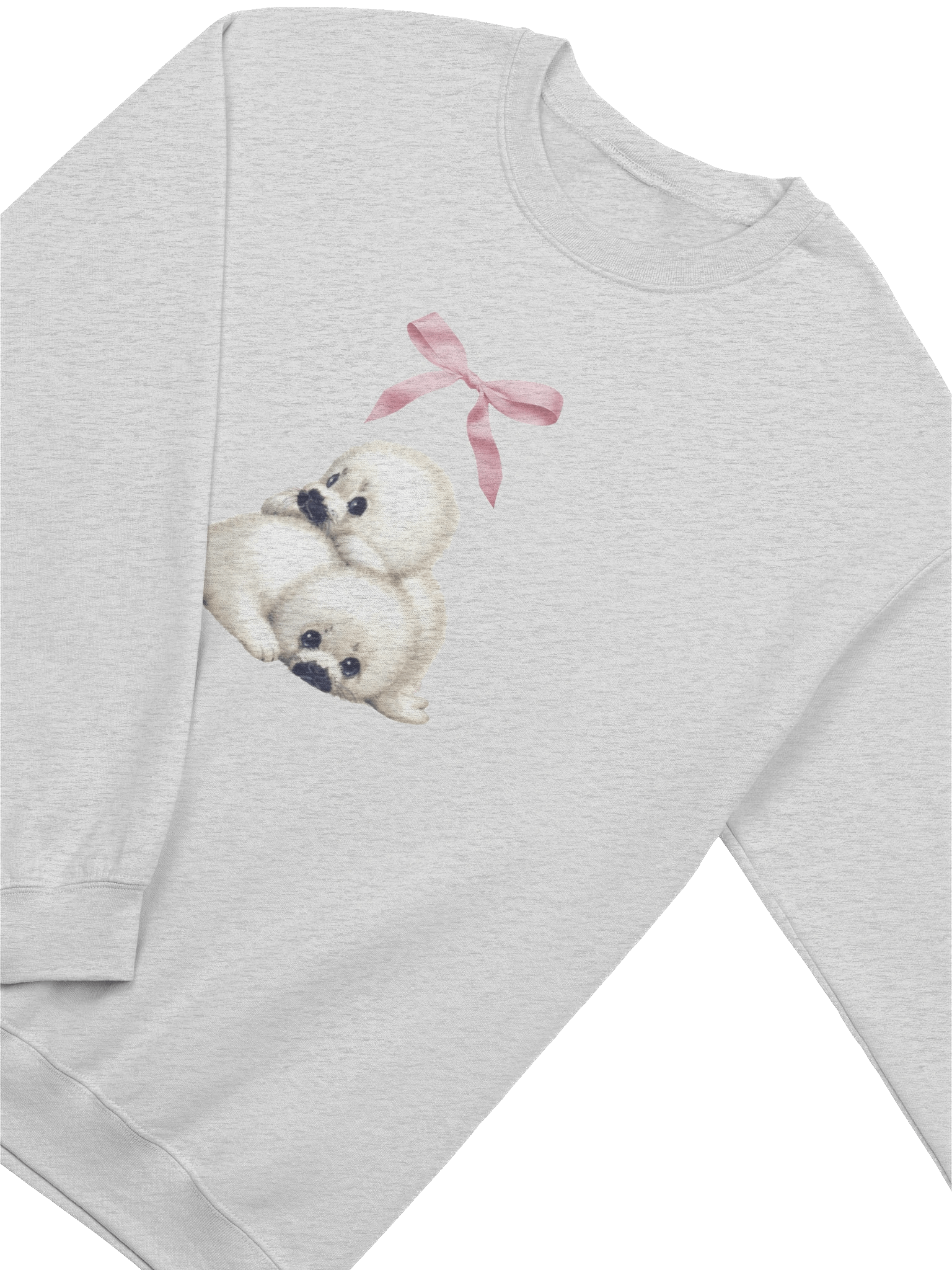 🎀❄️ Seal Snuggles Cozy Embroidered Sweatshirt 🦭✨ product image (3)